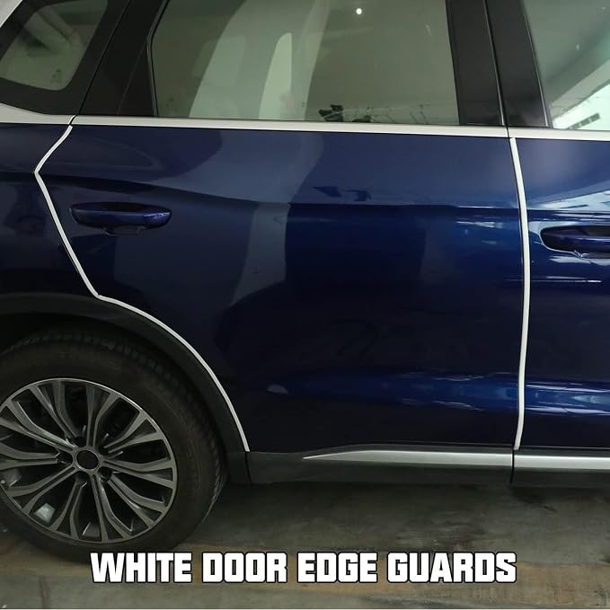 Winunite 65.6ft (20m) Car Door Edge Guards White – Self-Adhesive PVC, U-Shaped, Fits Most Vehicles, Fade-Resistant, Scratch- and Chip-Resistant – Reduces Dings in Parking Lots