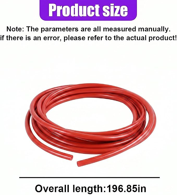 16Ft (5M) Car Door Edge Protector (Red-5M) | Self-Adhesive Scratch Resistant U Shape Door Edge Guard Decoration, Anti-Collision Car Door Trim Strip for Truck, SUV, Sedan