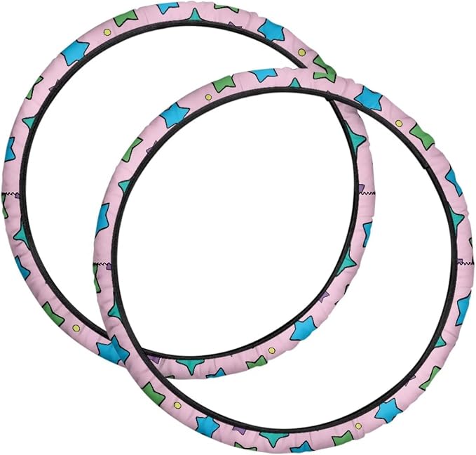 Star Wheelchair Decorations Holiday Neoprene Wheelchair Wheel Covers Comfortable Accessories Tyre Covers