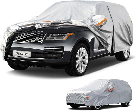 GUNHYI 6 Layers SUV Car Cover Custom Fit Land Rover Range Rover (2001-2026) Waterproof All Weather, Heavy Duty Outdoor Snow Sun Rain Uv Protection (Ships from US Warehouse, Delivery 3-8 Days)