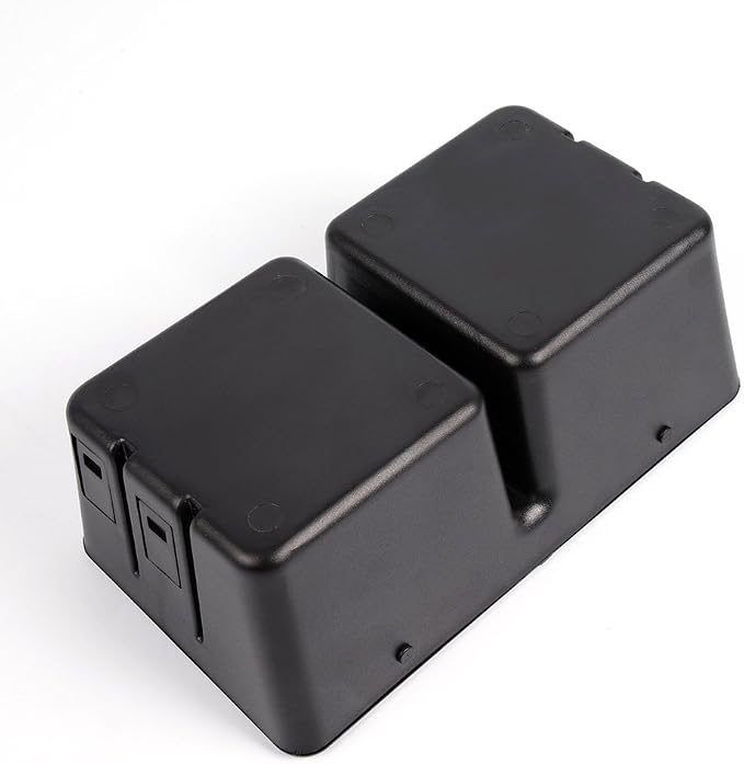 ALLGOOD Dual Cup Holder Insert, Compatible with Chevy Silverado/Avalanche/Suburban/Sierra/Yukon/Escalade 2007-2014, Black Drink Holder 1pc
