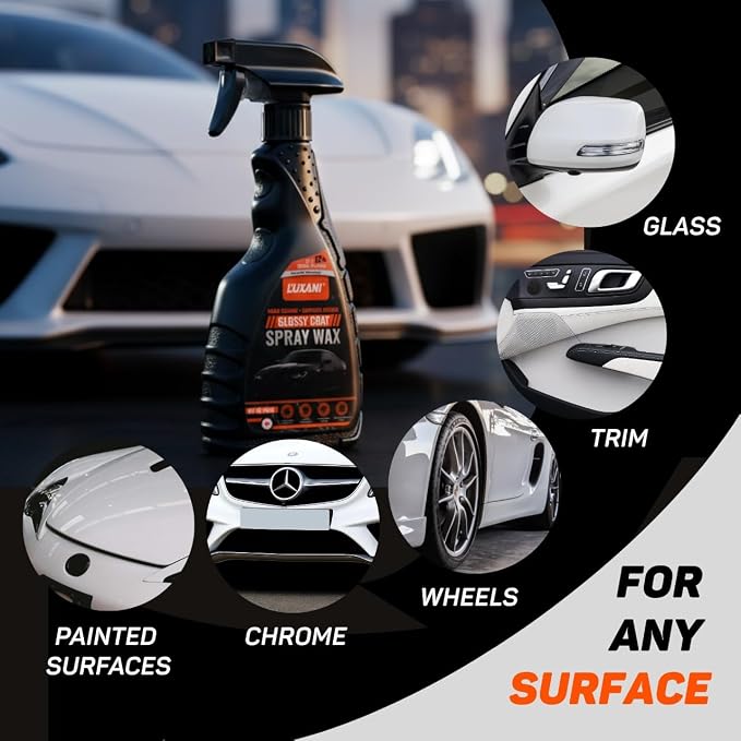 Ceramic Spray Coating for Cars - Advanced Graphene Technology | 17oz - Hydrophobic, high-gloss spray-on protection for car paint, Easy Application, Long-Lasting Protection, 50+ Wash Rating