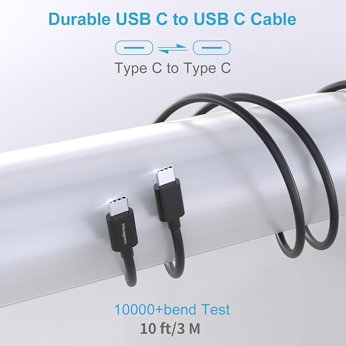 67.5W Car Charger USB C Super Fast Charging, 45W USBC & QC3.0 Port Plug for iPhone 17 Pro Max/Air/16/15/iPad, Samsung S26/S25 Android Cell Phone, Dual 12V Cigarette Lighter Adapter+ 10 ft Type C Cable