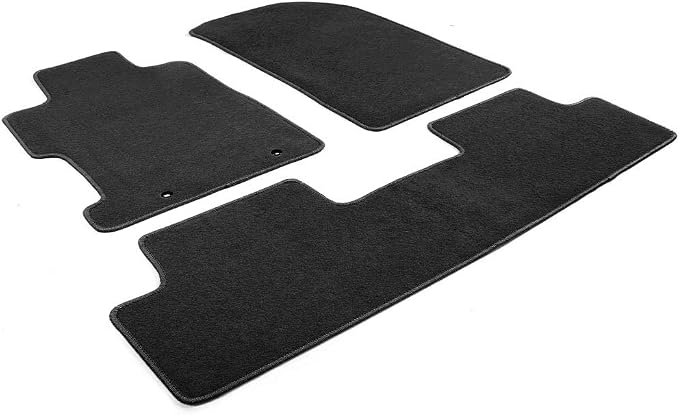 Fit 2006-2011 Honda Civic Floor Mat Carpets Nylon Black | IKON MOTORSPORTS, Factory Fitment Car Front & Rear Car Floor Carpets Carpet liner 2007 2008 2009 2010