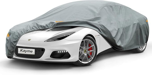 Kayme Heavy Duty Car Cover Custom Fit Lotus Evora (2009-2023) Waterproof All Weather for Automobiles, Full Exterior Covers Sun Rain UV Protection.（Deliver About 3-10 Days）