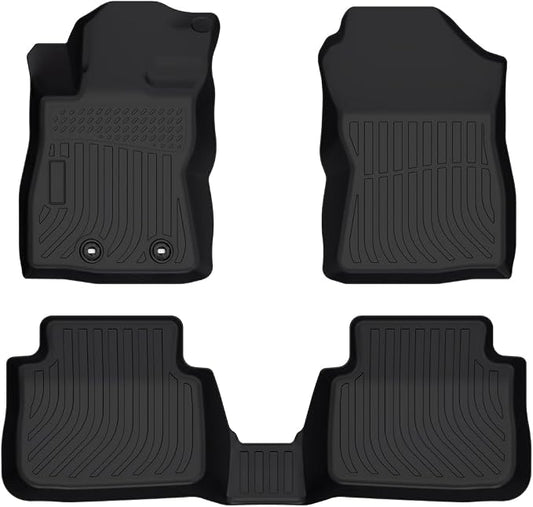 Cartist Floor Mats Fit for 2024 2025 2026 Subaru Crosstrek & 2024 2025 2026 Subaru Impreza Accessories All Weather Floor Liner Front & 2nd Row Car Carpet Protection TPE Heavy Duty
