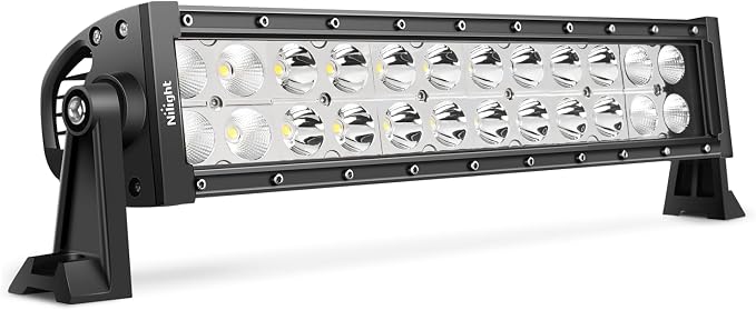 Nilight 13.5Inch 72W Spot Flood Combo Led Light Bar Off Road Lights Boat Fog Driving Work Lights for ATV SUV Trucks