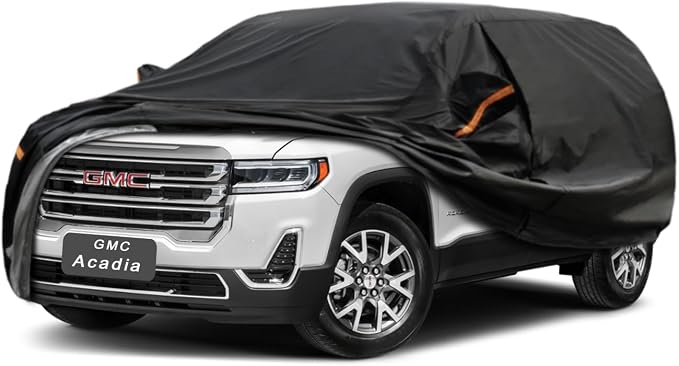 GUNHYI 7 Layer SUV Car Cover Custom Fit GMC Acadia (2016-2025) Waterproof All Weather, Heavy Duty Outdoor Snow Sun Rain Uv Protection (Ships from US Warehouse, Delivery 3-8 Days)