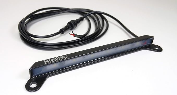 Universal license plate light 12V 100mA with waterproof connector and 86 in lead