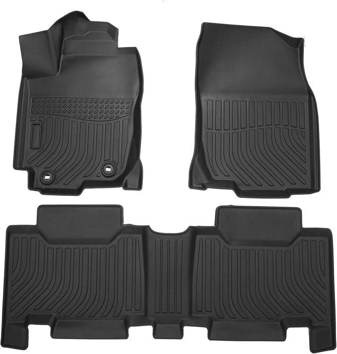 Cartist Floor Mats Compatible with Toyota RAV4 2013-2018 (Nor for Hybrid or Prime) Accessories All Weather Floor Mat Heavy Duty TPE Odorless Carpet Protection