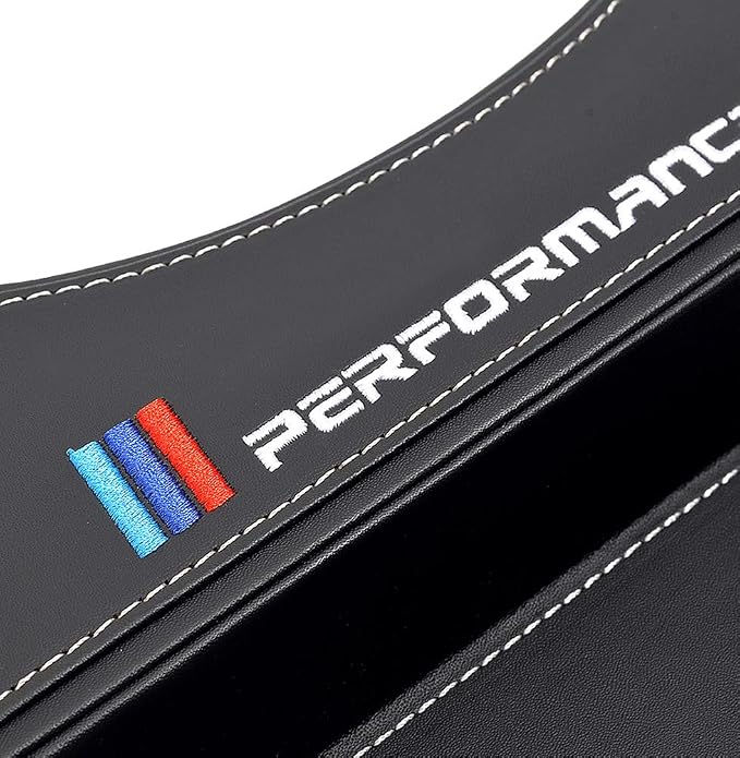 Storage Box Seat Gap Filler, Console Organizer, Car Pocket, Seat Catcher, Crevice Storage Box(Black)