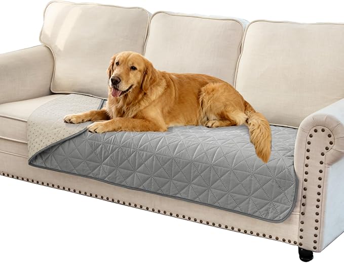 Ameritex Sofa Cover Waterproof for Seats Couch Cover for Dogs Pet Couch Cover Velvet for Chair Loveseat Sofa Machine Washable
