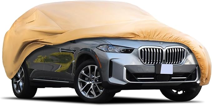 Heavy Duty Outdoor Car Cover Custom Fit for 2019-2026 BMW X5,Windproof All Weather Waterproof Sun Rain UV Dust Snow Protection Outdoor Car Covers