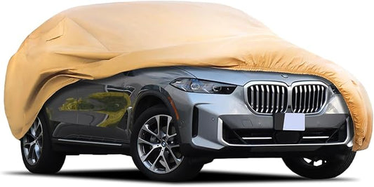 Heavy Duty Outdoor Car Cover Custom Fit for 2019-2026 BMW X5,Windproof All Weather Waterproof Sun Rain UV Dust Snow Protection Outdoor Car Covers