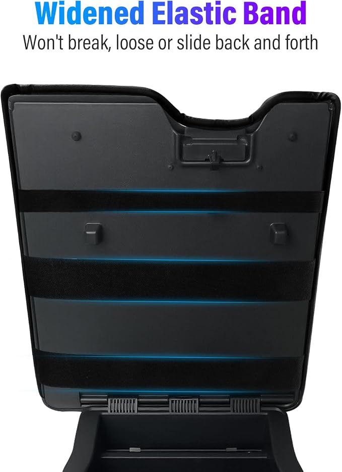 Sinvanho Thickened Center Console Armrest Cover for 2015-2025 Ford F150 Accessories, PU Leather Middle Console Protective Cover, Arm Rest Box Lid Cushion, Fits Only 40/20/40 Jump Seat Console