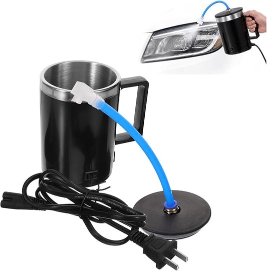 Cabilock Headlight Vapor Restoration Kit, Leak-Proof Atomizing Cup, Car DIY | Leak-Proof Atomizing Spray Cup, for AcetoneVapor Headlight Restoration, 4.53in, DIY Car Headlight Repair Tool, Easy to Use