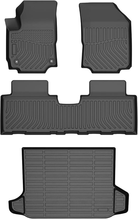Cartist Floor Mats and Cargo Liner Fit for Chevy Equinox/GMC Terrain 2018-2024 All Weather Floor Mat Equinox/Terrain Accessories Heavy Duty Carpet Protection