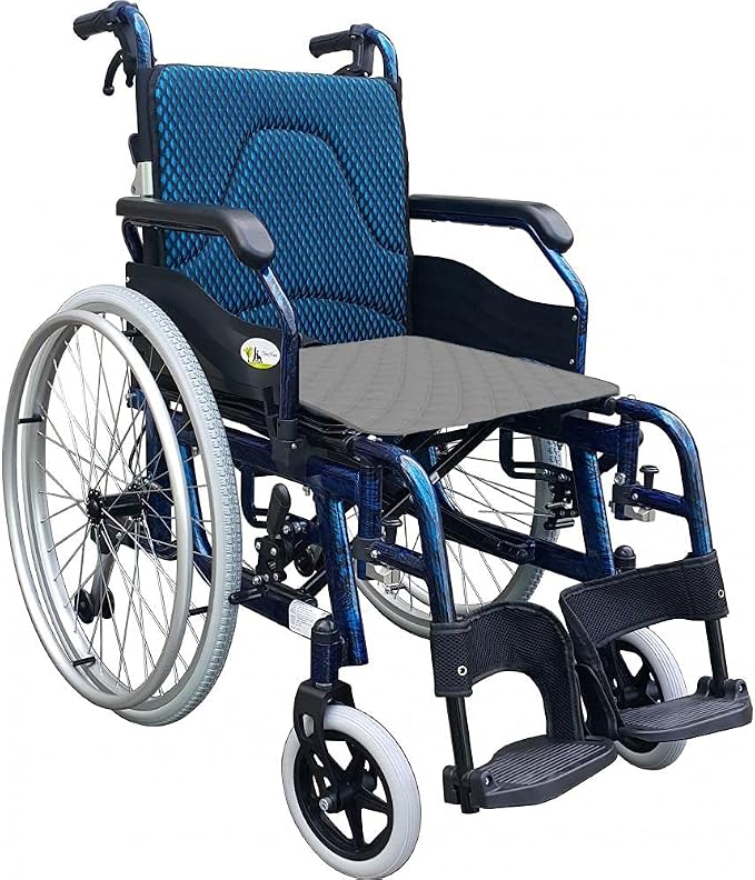 RIQINXIN Washable Incontinence Chair Pad 3pcs Non-Slip Waterproof Seat Protector Pads for Chair 21x22in Light Gray