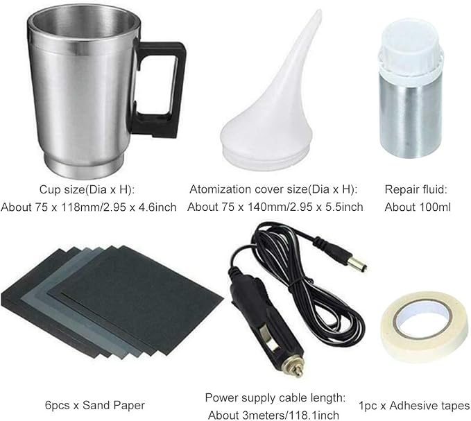 Atomizing Cup, Car Headlight Lens Polish Repair Tool Auto Restore Kit Clear, Headlight Restoration Wipe & Washer Kit (Restorer Kit)