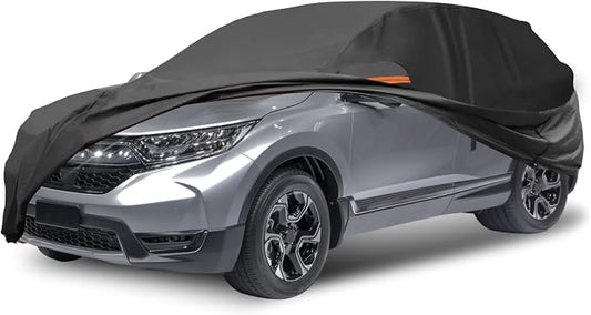 ACROPIX Car Cover Waterproof All Weather Full Exterior Cover Rain Hail Sun Protector Car Cover Black Fit for Honda CRV 1995-2024 with Door Zipper - Pack of 1