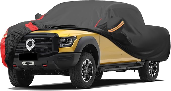 Custom Pickup Truck Car Cover for Toyota Tacoma 2005-2025, Waterproof All Weather Protection, Compatible with Dodge Charger - Heavy Duty Waterproof Car Cover for Rain, Snow, UV,Dust.