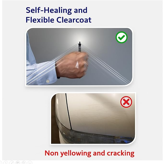 [3M]-5pcs Customized Car Door Handle Cup Protector Made with 3M PPF | Made with 3M Paint Protection Film, Sticker/Guard, Clear(Transparent), Anti Scratch, Universal Fit for Most Cars