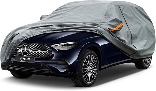Kayme Heavy Duty SUV Car Cover Custom Fit Mercedes Benz GLC300 GLC350E GLC43 63 GLB250 GLB35, Waterproof All Weather for Automobiles, Full Exterior Covers Rain Sun UV Protection.