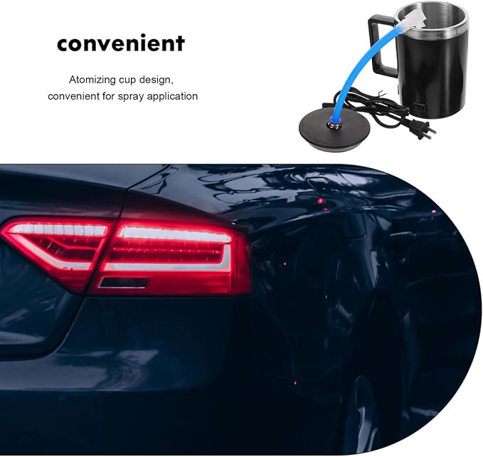 Cabilock Headlight Vapor Restoration Kit, Leak-Proof Atomizing Cup, Car DIY | Leak-Proof Atomizing Spray Cup, for AcetoneVapor Headlight Restoration, 4.53in, DIY Car Headlight Repair Tool, Easy to Use