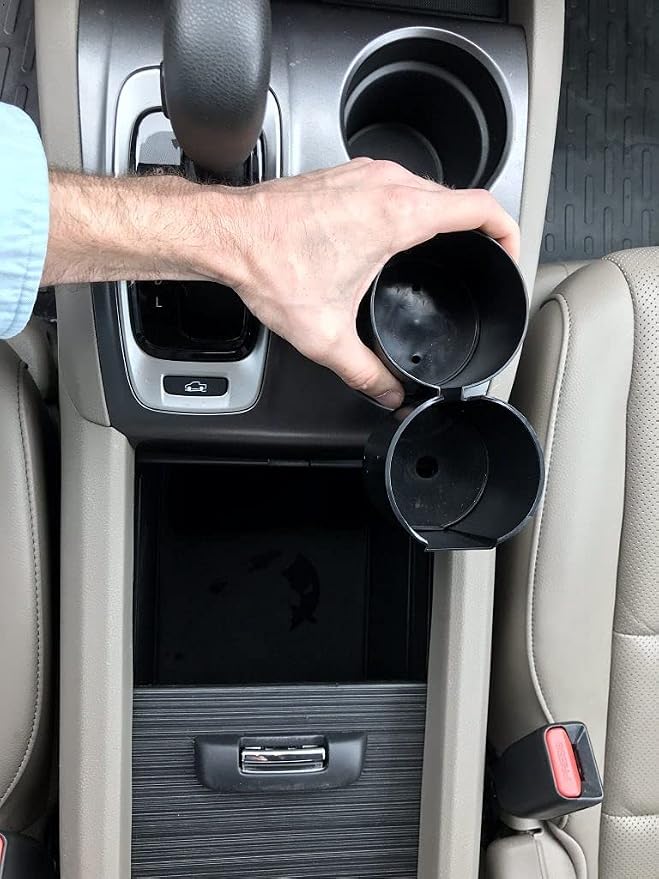 Two-Cup Console Organizer (Black)
