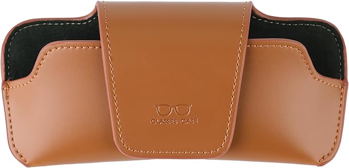 Sunglass Holder for Car Visor, Car Sunglasses Holder Leather, Eyeglasses Holder Glasses Storage Case Visor Accessories