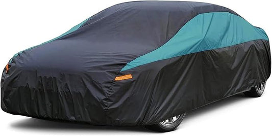 GUNHYI Car Cover for Coupe Sport Sedan Waterproof All Weather, Suitable for Hyundai Accent, Audi TT, BMW Z4, Porsche 718/Boxster/Cayman, Nissan Versa/240SX, Subaru BRZ, Mazda RX-8 etc.