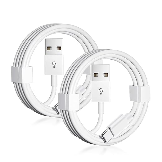 2-Pack 5FT Car Carplay Cable for iPhone 17 15 16 /Air/ Pro Max, USB A to USB C for Carplay for iPhone USB Cord, Car Charger for iPhone 17 Air Charging Cable, iPad Pro, iPad Air 5th Car Charger Cord