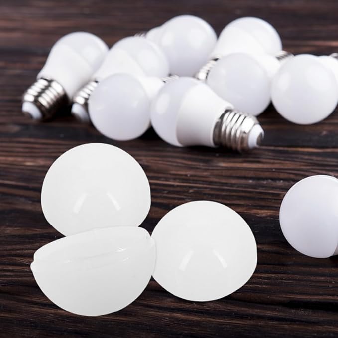20pcs Led Bulb Cover Replacement Globes for Led Bulbs 3.5cm Hemispherical Lampshade Holder for Makeup Mirror Light Fixtures Vanity Light Shells