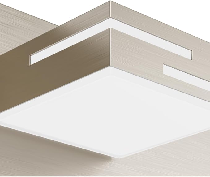 LED Modern Bathroom Vanity Light Fixtures, Dimmable Brushed Nickel Vanity Lights for Bathroom Lighting Fixtures Over Mirror, with 360° Rotatable Acrylic Heads 3-Light 22-inch (Cool White 6000K)