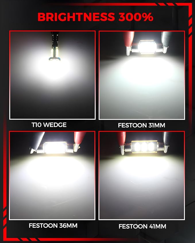 LED Interior Light Kit Package Replacement for Nissan Frontier 2005-2013 2014 2015 2016 2017 2018 2019 2020 2021 2022, Super Bright 6000K White License Plate Bulbs + Install Tool