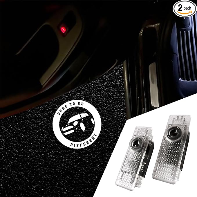 2Pcs Car Door Lights Logo for Mi/ni R55 R56 R57 R59 R60 R61 F55 F56 F57 F60 Accessories Ultra-Bright Welcome Light (Picture1)