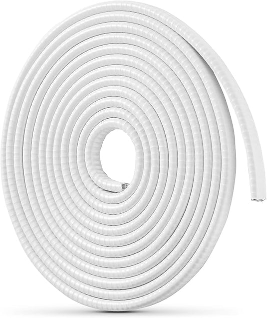 Car Door Edge Guards 16Ft(5M) Automotive Door Entry Guard U Shape Car Door Trim Protector for Most Car, White