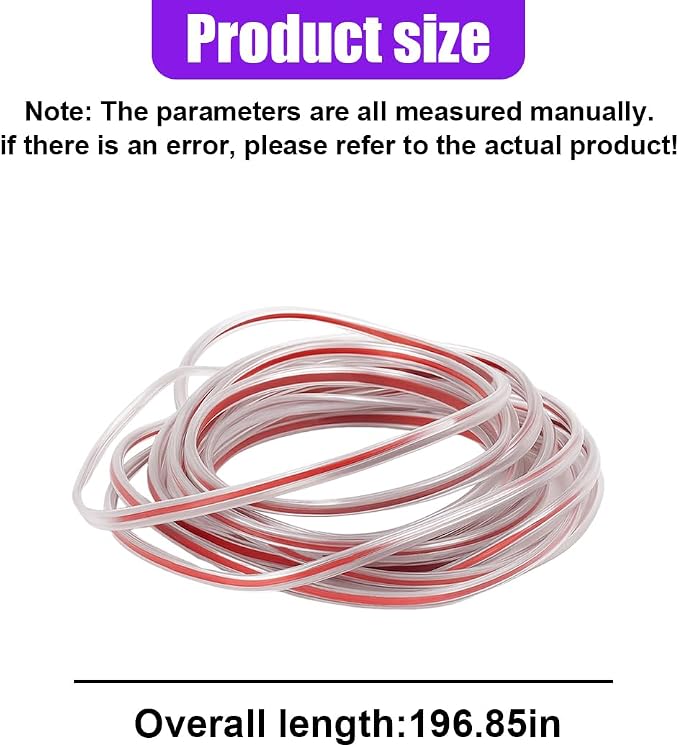 32Ft (10M) Car Door Edge Protector (Clear-5M) | Self-Adhesive Scratch Resistant U Shape Door Edge Guard Decoration, Anti-Collision Car Door Trim Strip for Truck, SUV, Sedan