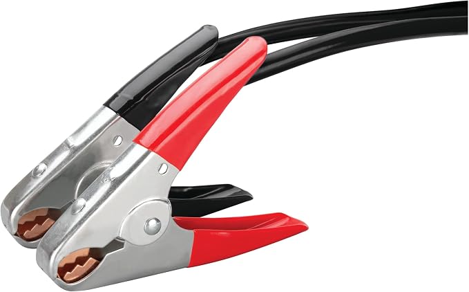 Performance Tool W1669 20' Commercial Duty 2-Gauge 800 PEAK AMP All Weather Jumper Cables for Tractors, Semis, Buses, and RVs