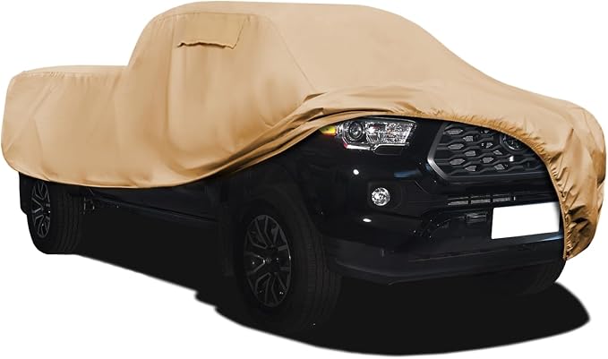 Heavy Duty Outdoor Car Cover Custom Fit for 2016-2026 Toyota Tacoma, Windproof All Weather Waterproof Sun Rain UV Dust Snow Protection Outdoor Car Covers