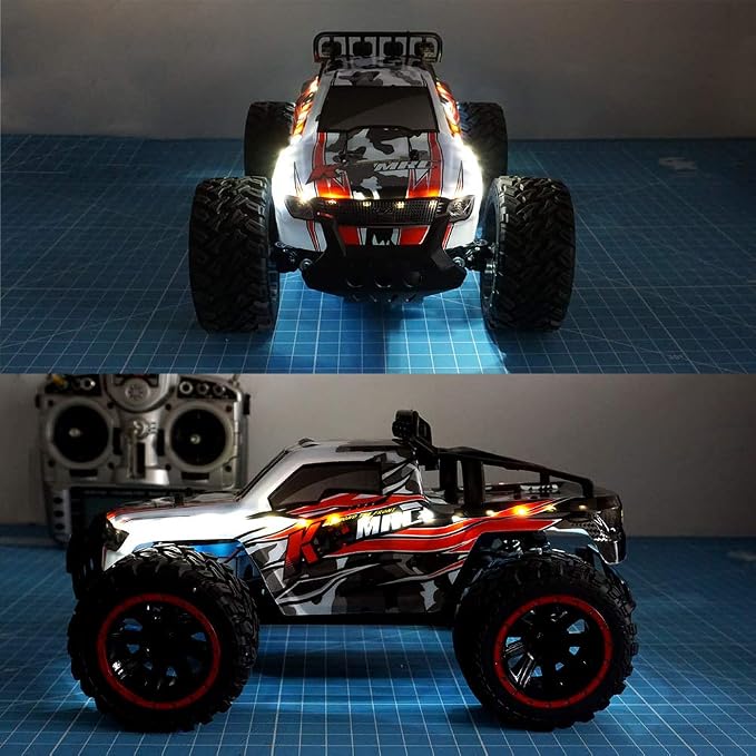 LED Light Strip for RC Fixed Wing Airplane Flying Wing Plane AR Wing Drone Model Car Truck (White)