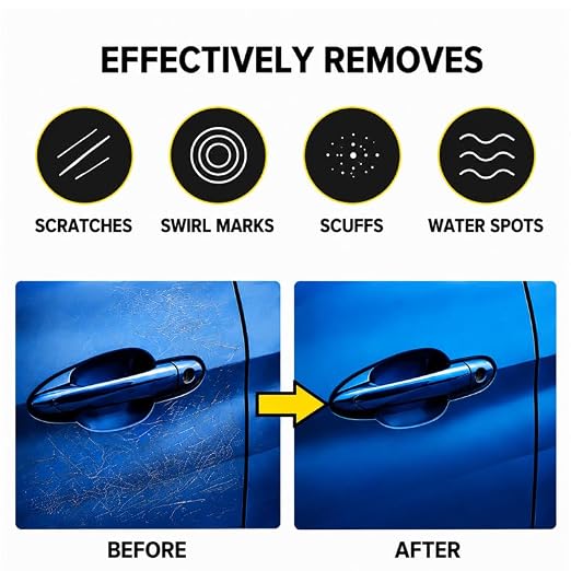 Ultimate Scratch Remover Paste, 3.53 Fl Oz, 2 Pack, Car Deep Scratch Repair Plastic Polish