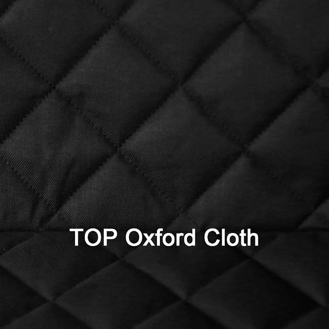 HONEST OUTFITTERS Dog Car Seat Cover 2 Pack, Waterproof Front Seat Car Cover for Cars, Trucks, and Suvs, Pet Front Cover for Cars, Nonslip Dog Seat Cover, Black
