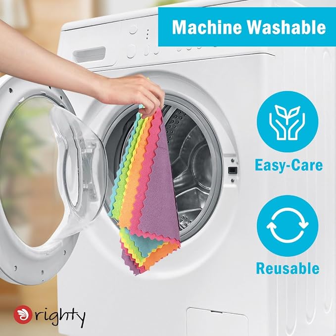 Orighty Microfiber Cleaning Cloth Bulk, 100 Pack Cleaning Rags, 12 x 11 in | Microfiber Towels for Cars, Soft Highly Absorbent Rag, Lint Free Cloths for Car Care, House, Kitchen