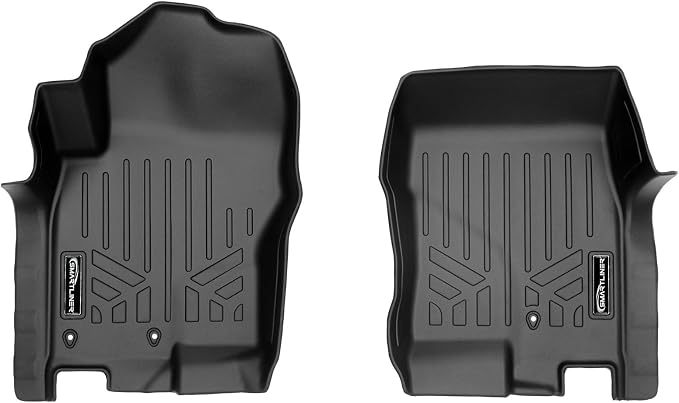 SMARTLINER Custom Fit Floor Mats 1st Row Liner Set Compatible with 2005-2021 Nissan Frontier