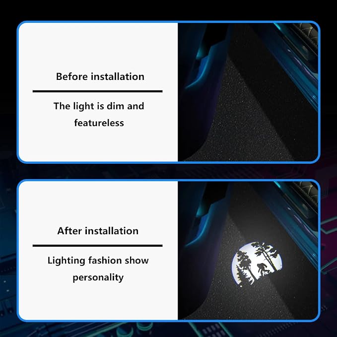 2 pcs Non-Fading LED Car Door Logo Lights Courtesy Projector Laser Welcome Light Ghost Shadow Forester Accessories Puddle lamp for Forester Outback Ascent Accessories
