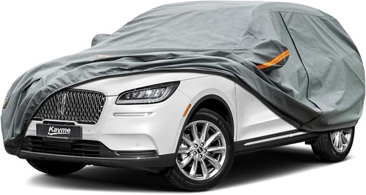 Kayme Heavy Duty SUV Car Cover Custom Fit Lincoln Corsair Waterproof All Weather for Automobiles, Full Exterior Covers Sun Rain UV Protection.（Deliver About 3-10 Days）