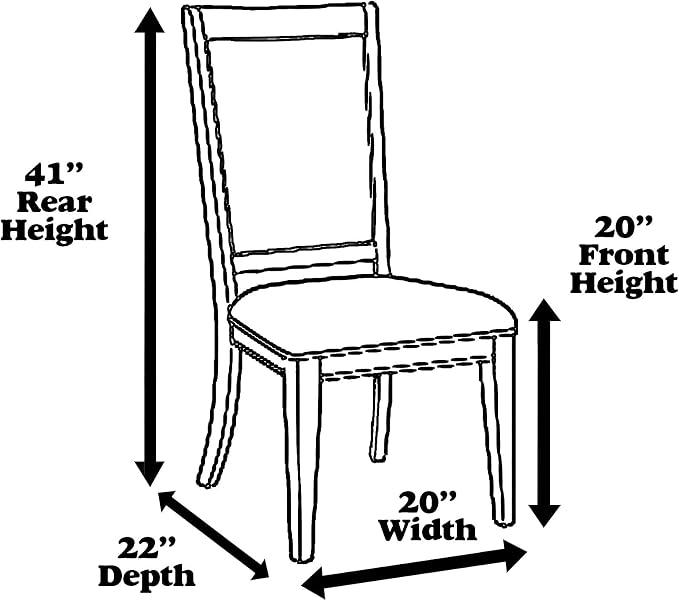 LAMINET Heavy-Duty Clear Chair Protectors - Protects Your Dining Room Chair All-Over from Dust, Dirt, Spills, Pet Hair/Dander, and Claws! Fits Chairs Up to 41”BH x 20" FH x 20”W x 22" D - Set of 4