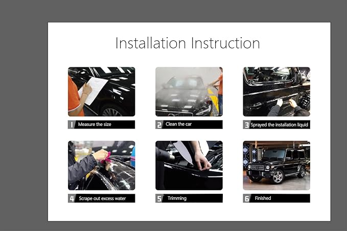 HOHOFILM Car Matte Paint Protection Film Matte Finish PPF Self Healing Automotive Vinyl Wrap Clear Gloss Vinyl 60" x20ft