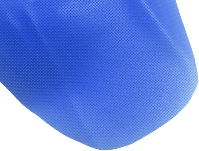 Motorcycle Universal Seat Cover non-slip thick 3D particles suitable Rubber Striped Grip Gripper Soft For CRF WR WRF RMZ YZF SXF EXC EXC XC SX CR KLX 250 Dirt Pit Bike Motocross (Orange) (Blue)